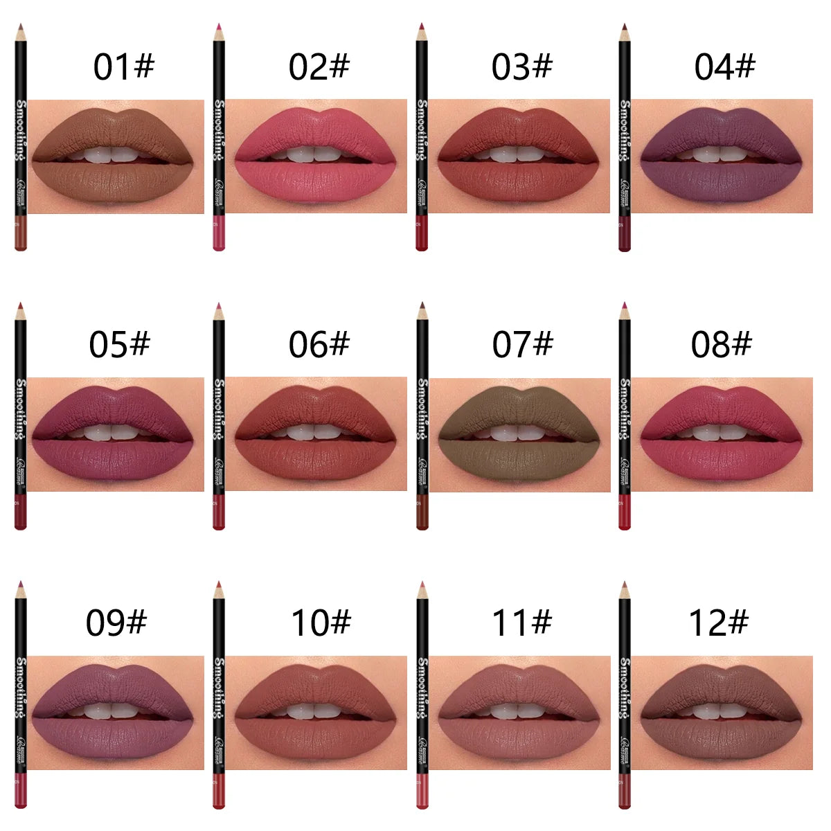 12pcs Long Lasting Lipstick