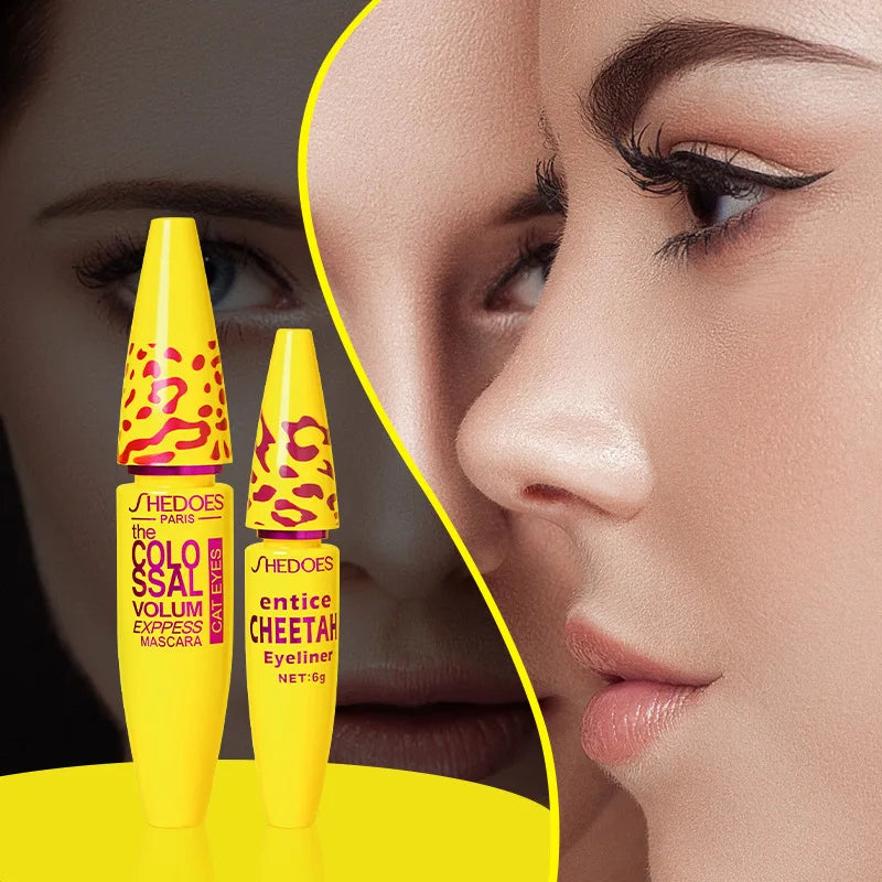 Ultra-Fine 4D Silk Fiber Waterproof Curling Mascara