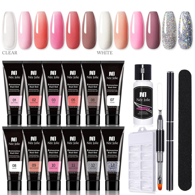 Poly Nail Gel Set