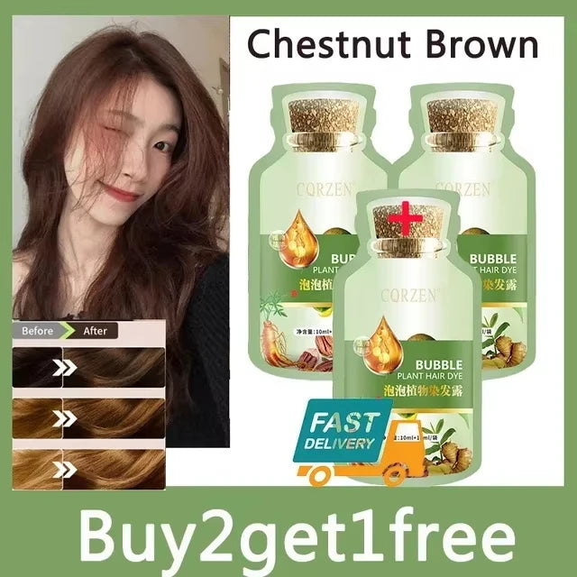 Natural Plant Herbal Hair Dye Shampoo