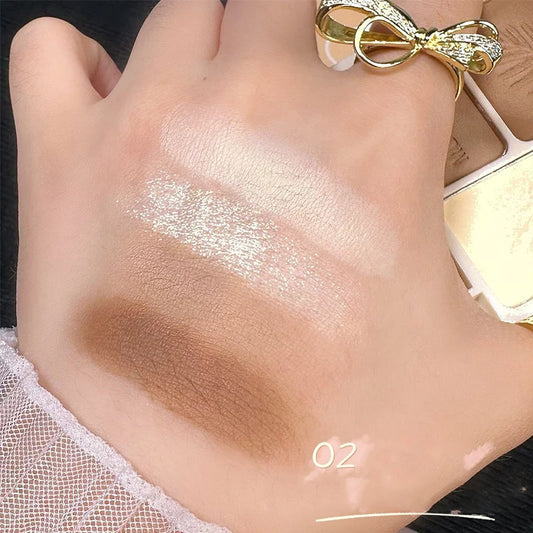 4 Colors Facial Highlighter Palette