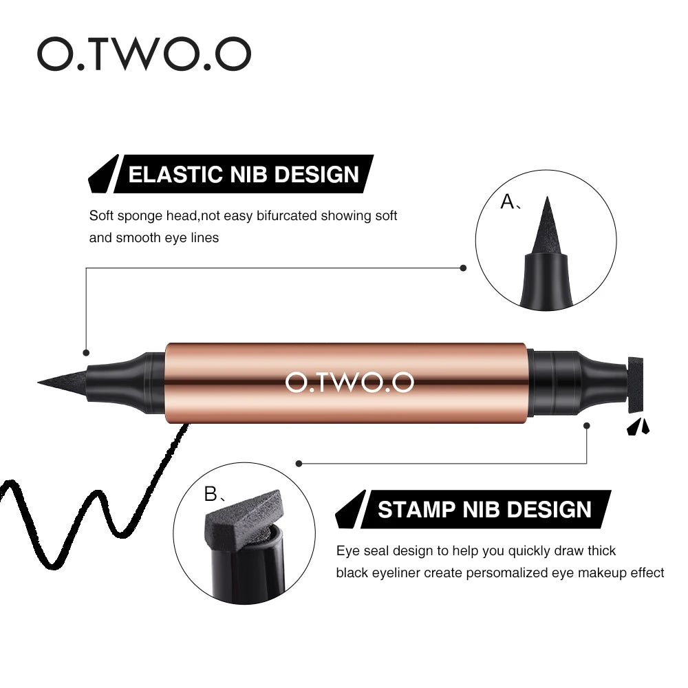 2 in 1 Black Liquid Eyeliner