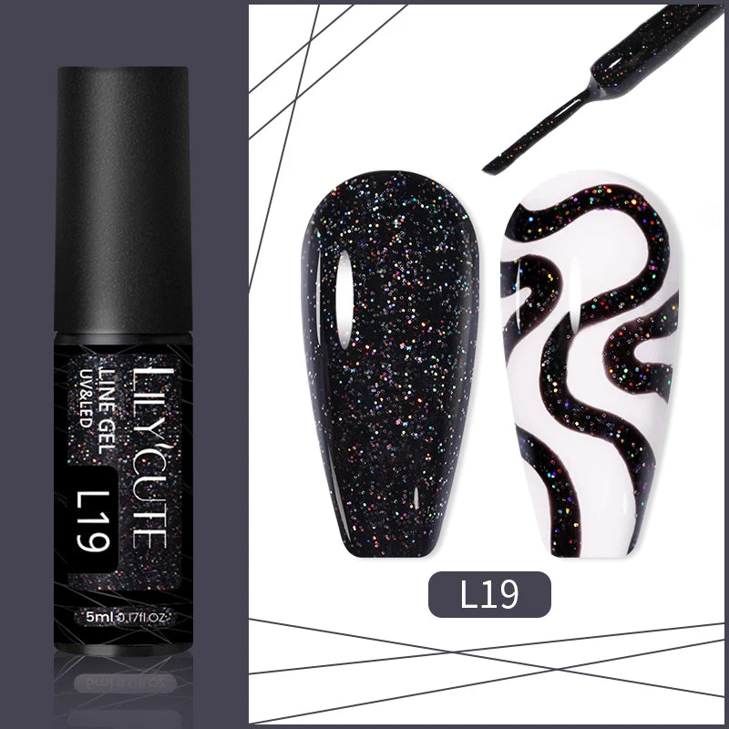 Reflective Metallic Gel Nail Polish