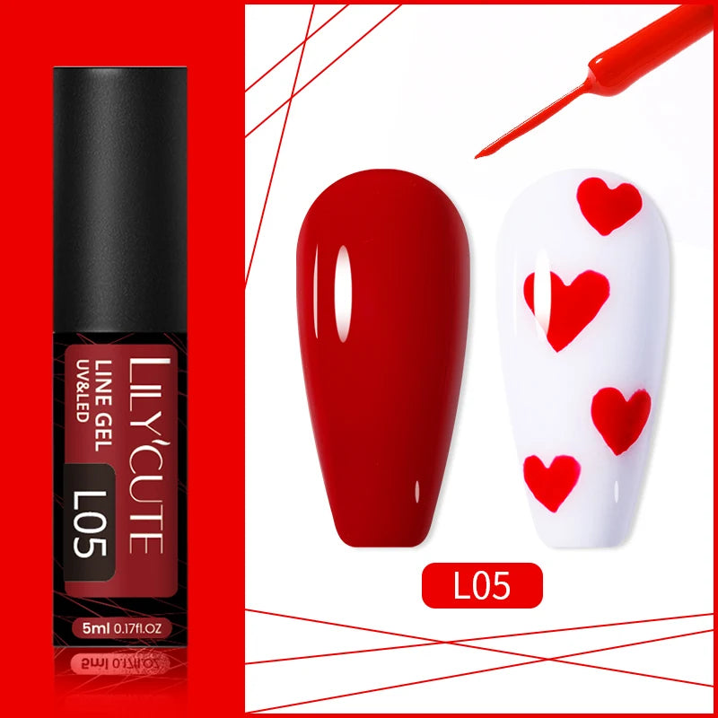 Reflective Metallic Gel Nail Polish