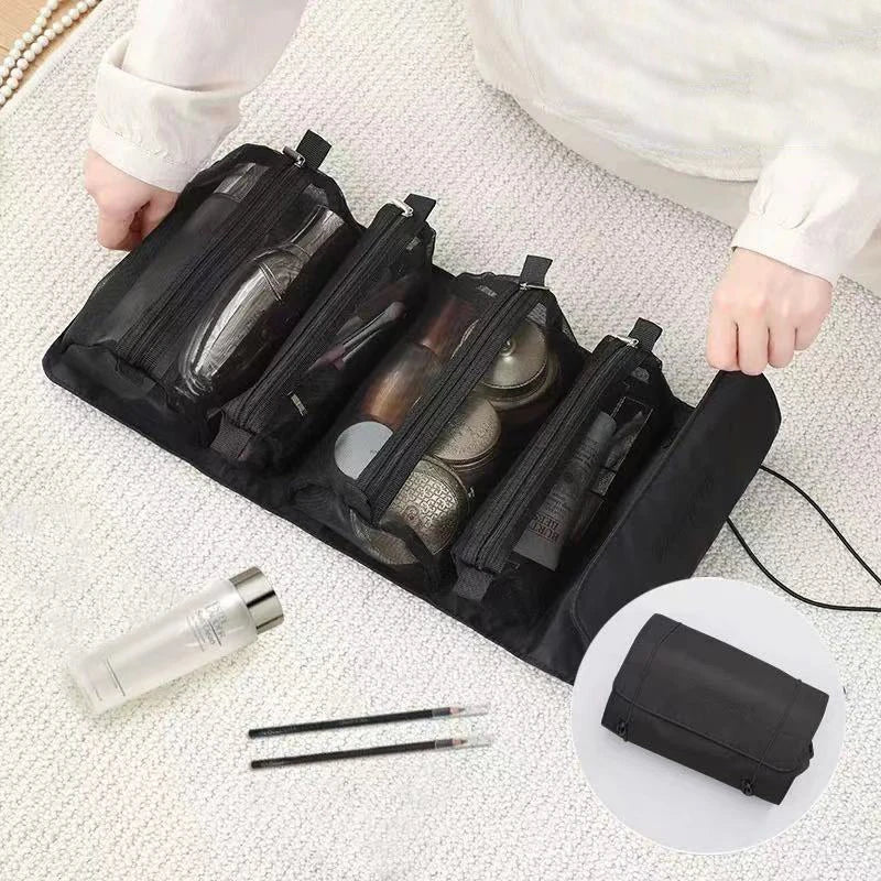 4 in 1 Foldable Nylon Cosmetic Bag