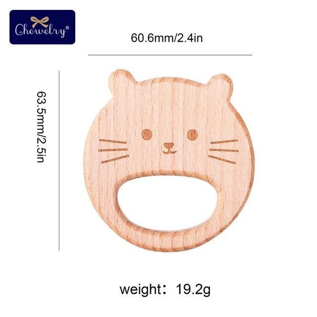 Baby Natural Wood Teething Toy