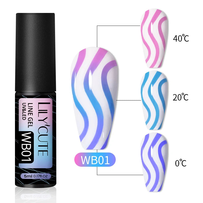 Reflective Metallic Gel Nail Polish