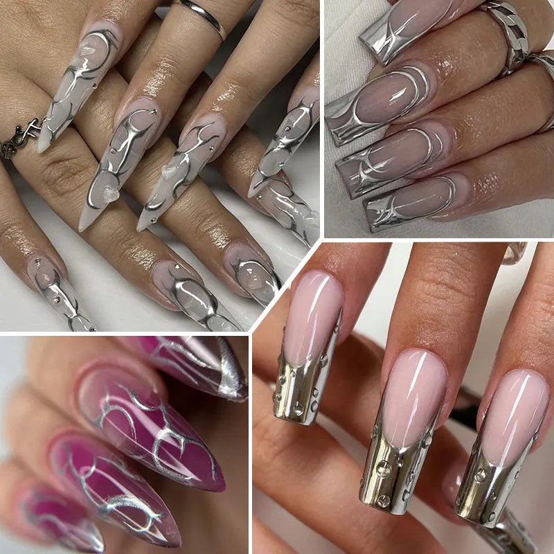 Reflective Metallic Gel Nail Polish