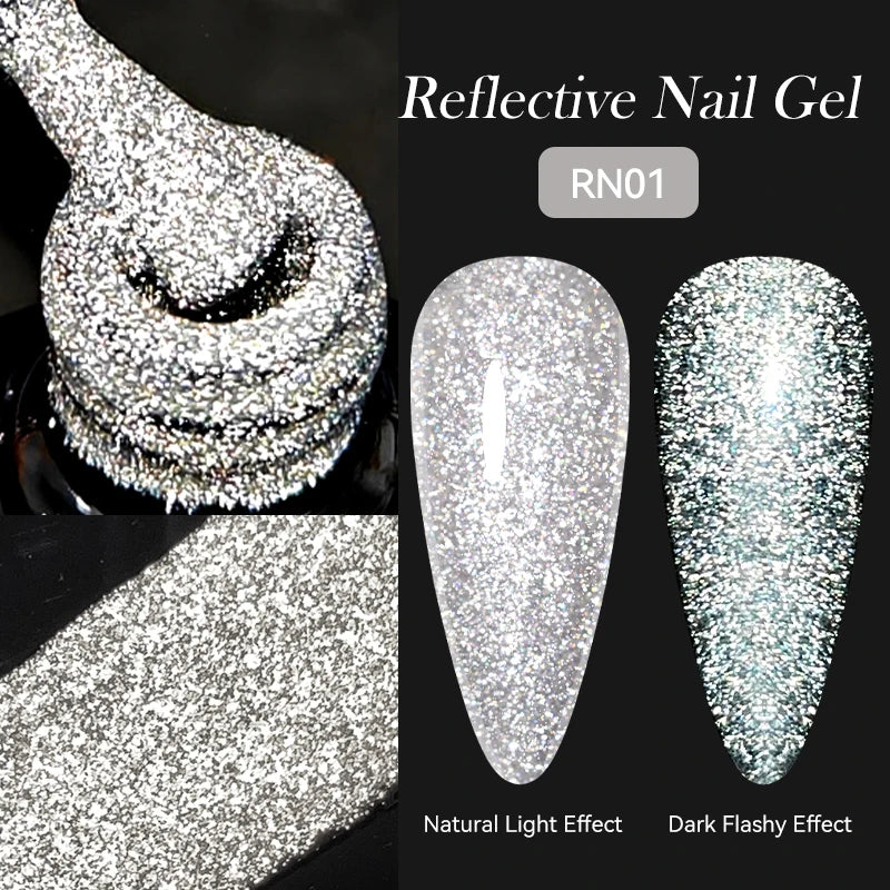 Reflective Metallic Gel Nail Polish