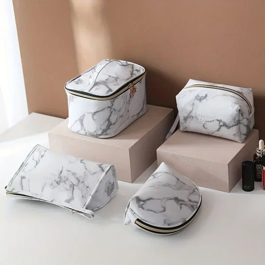 Marble Cosmetic Bag