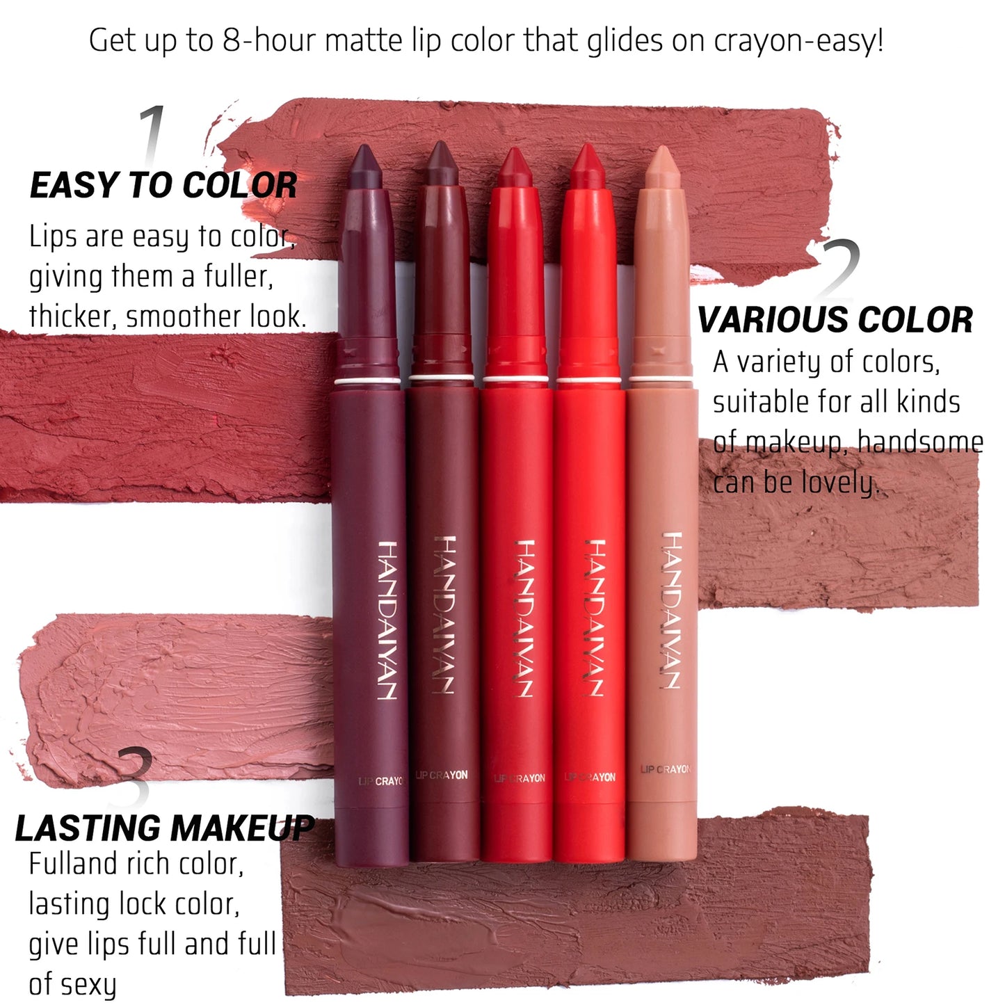 2 in 1 Matte Nude Lipstick & Lip Liner