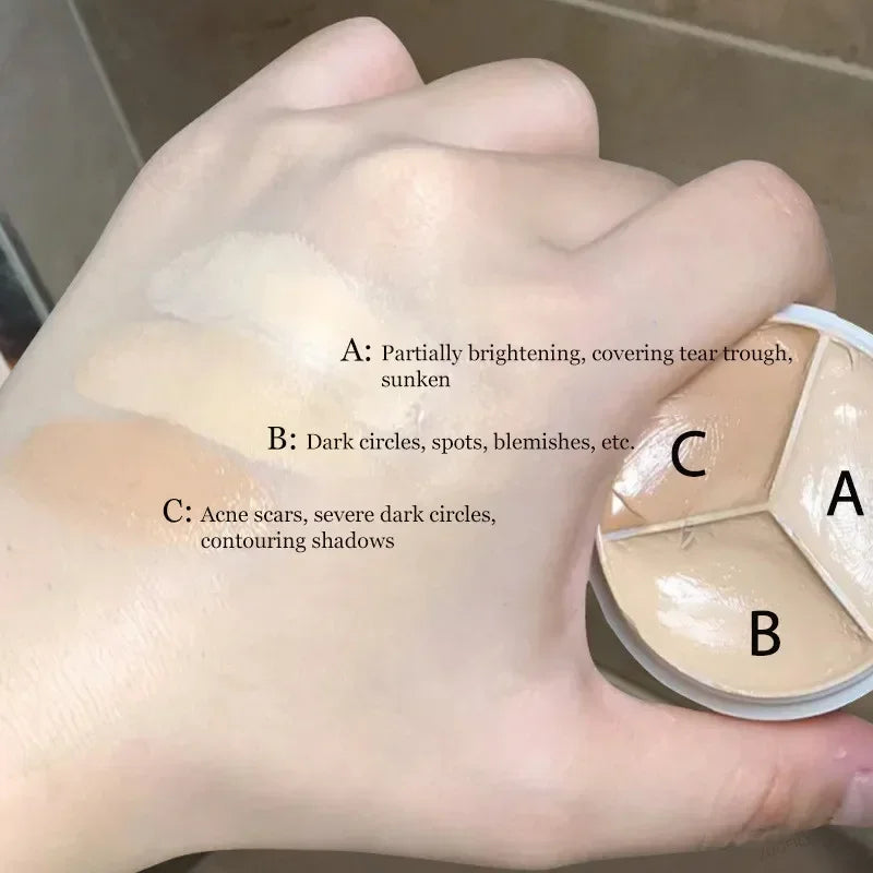 3 color Concealer Palette