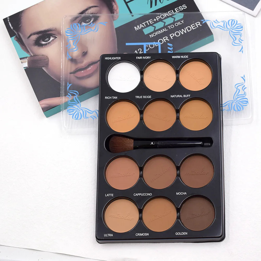 Coffee Colour Contour Palette