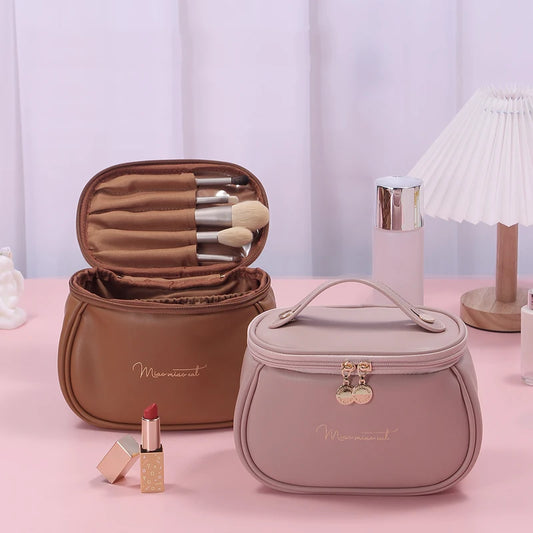 PU Leather Waterproof Cosmetic Bag