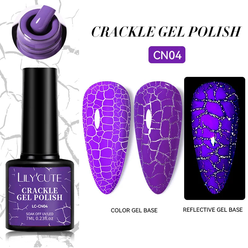 Reflective Metallic Gel Nail Polish
