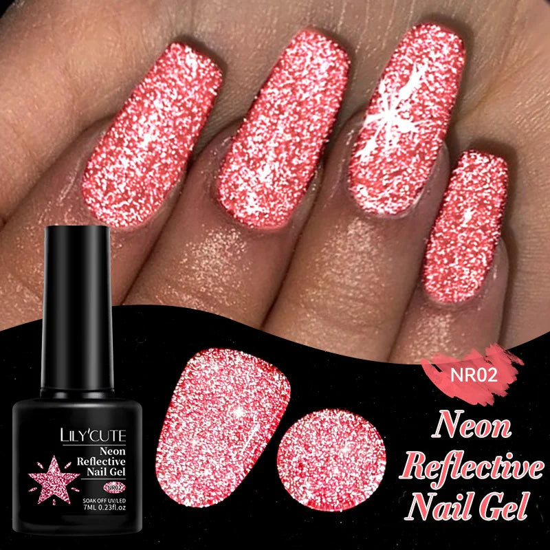 Reflective Metallic Gel Nail Polish
