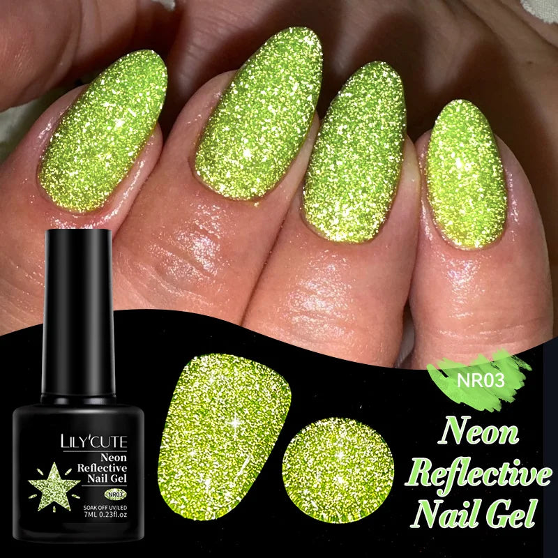 Reflective Metallic Gel Nail Polish