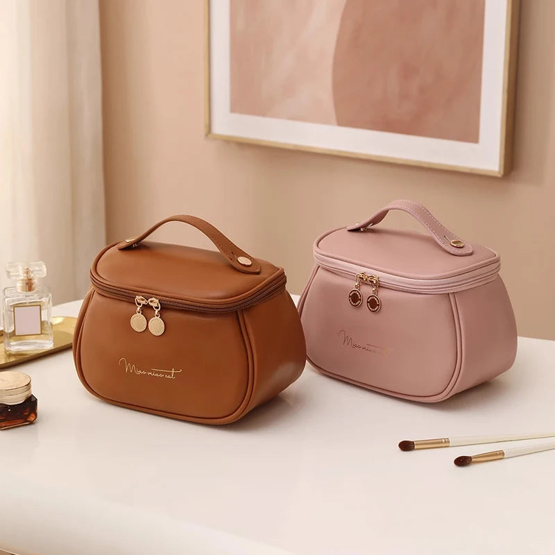PU Leather Waterproof Cosmetic Bag