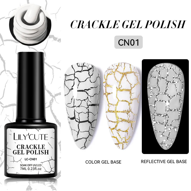 Reflective Metallic Gel Nail Polish