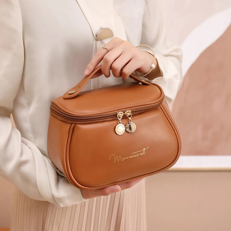 PU Leather Waterproof Cosmetic Bag