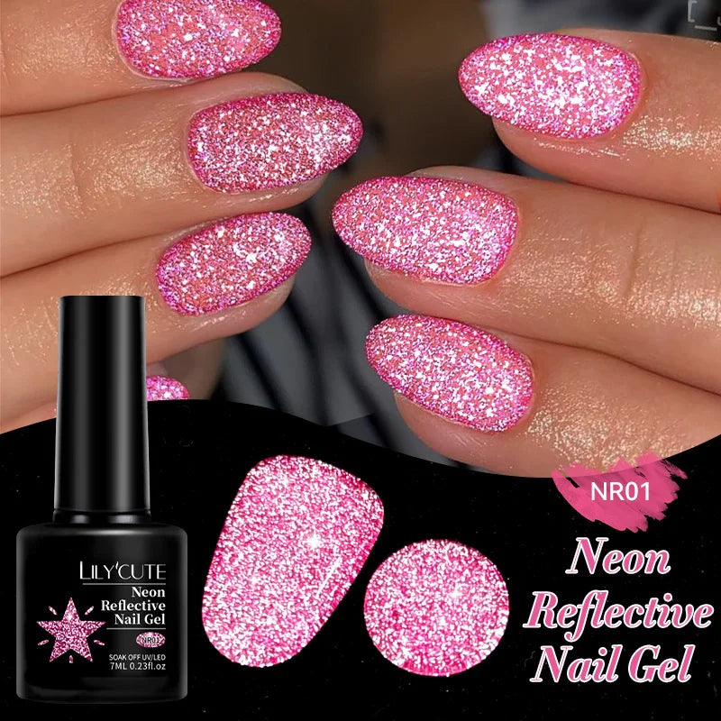 Reflective Metallic Gel Nail Polish