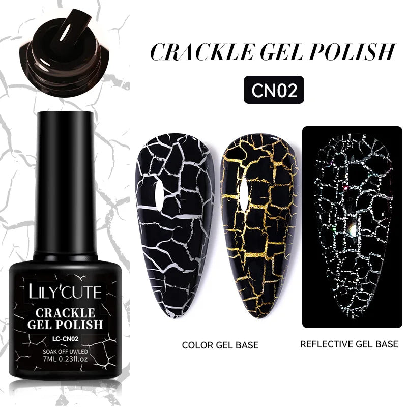 Reflective Metallic Gel Nail Polish