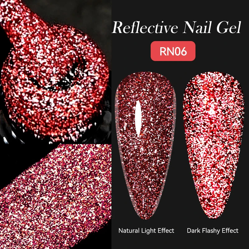 Reflective Metallic Gel Nail Polish