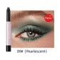 12 Colors Waterproof Glitter & Matte Eyeshadow Pencils