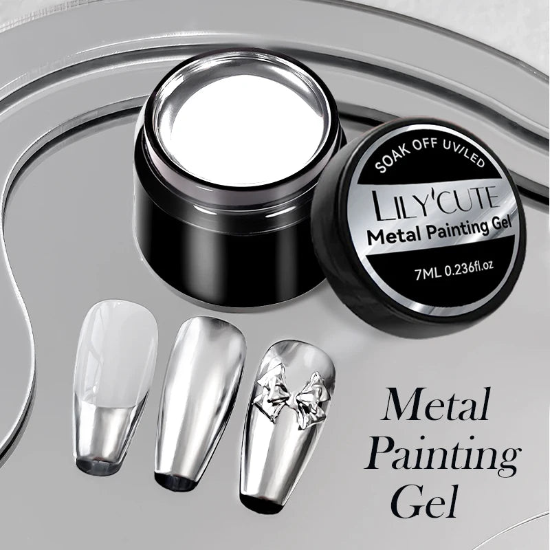 Reflective Metallic Gel Nail Polish