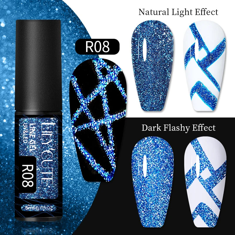 Reflective Metallic Gel Nail Polish