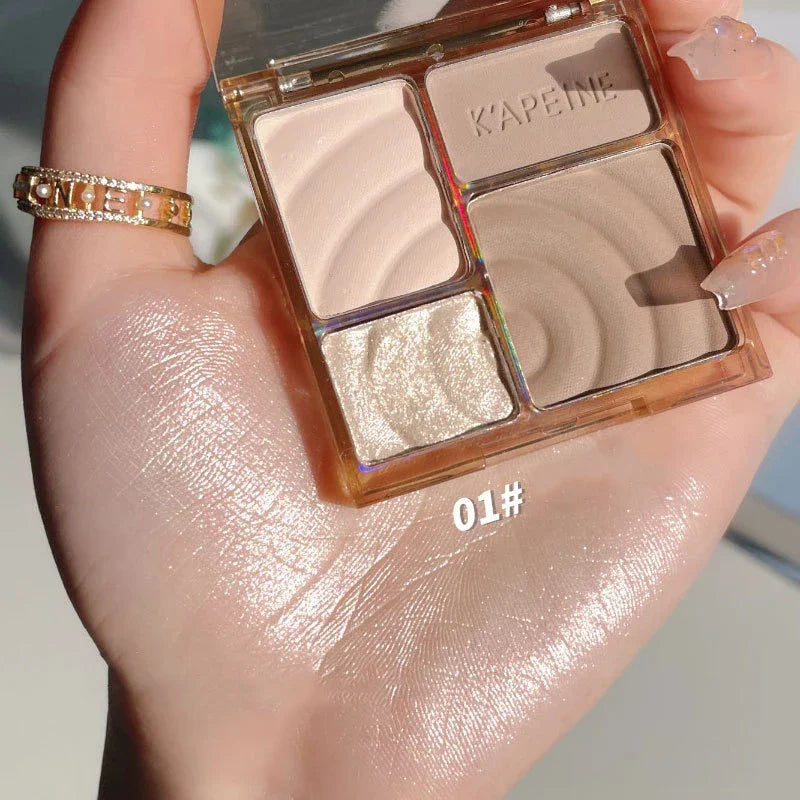 4Color Face Highlighter Palette