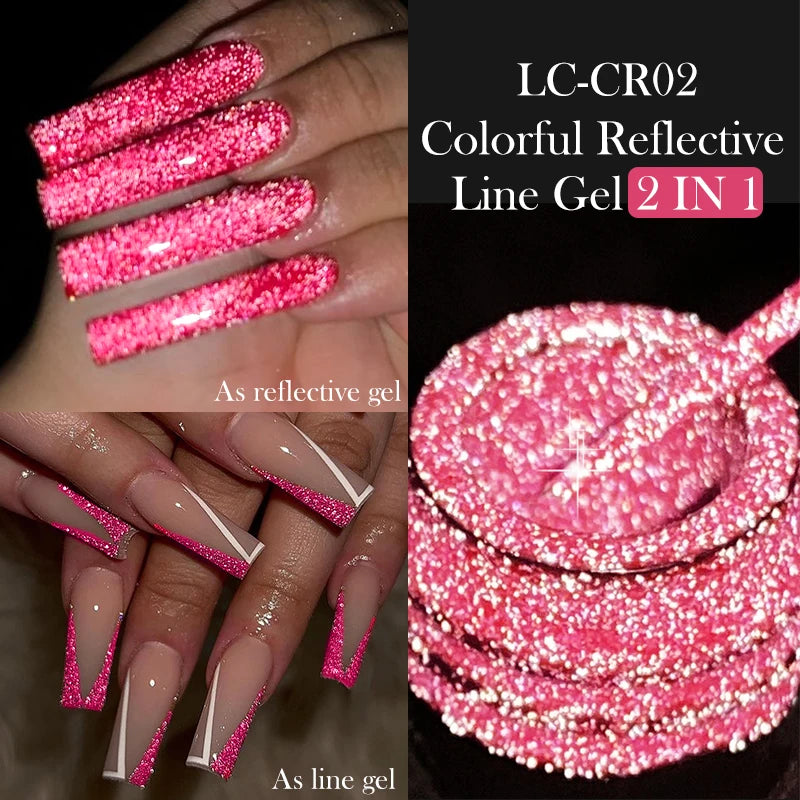 Reflective Metallic Gel Nail Polish