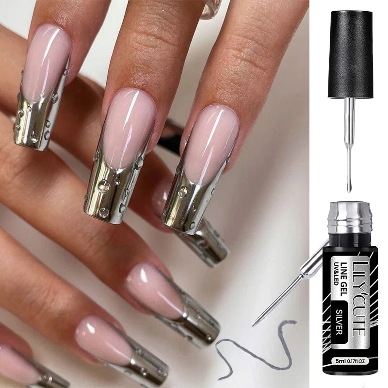 Reflective Metallic Gel Nail Polish