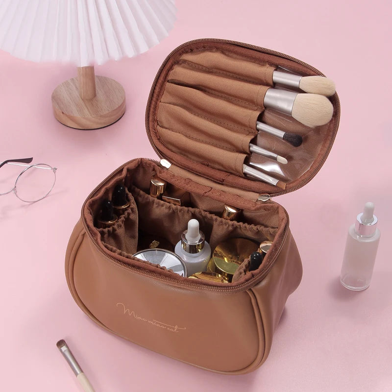PU Leather Waterproof Cosmetic Bag