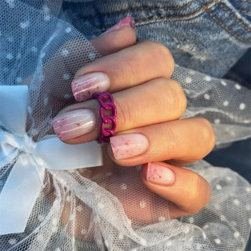 Dried Flower Gel Nail Polish