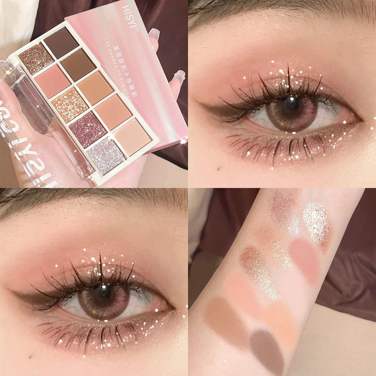 Rose Pink Color Eyeshadow Palette