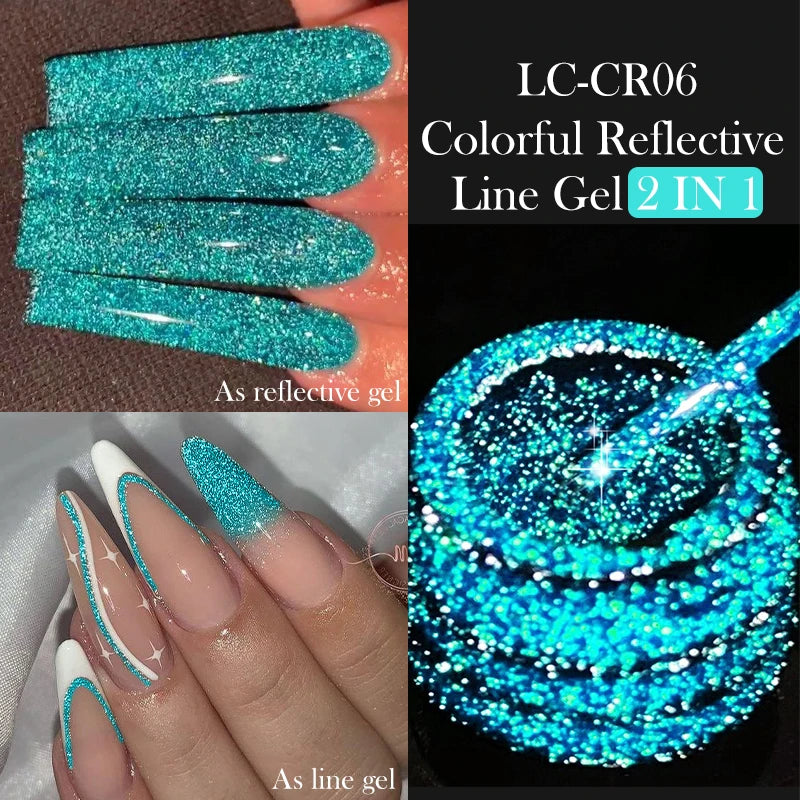 Reflective Metallic Gel Nail Polish