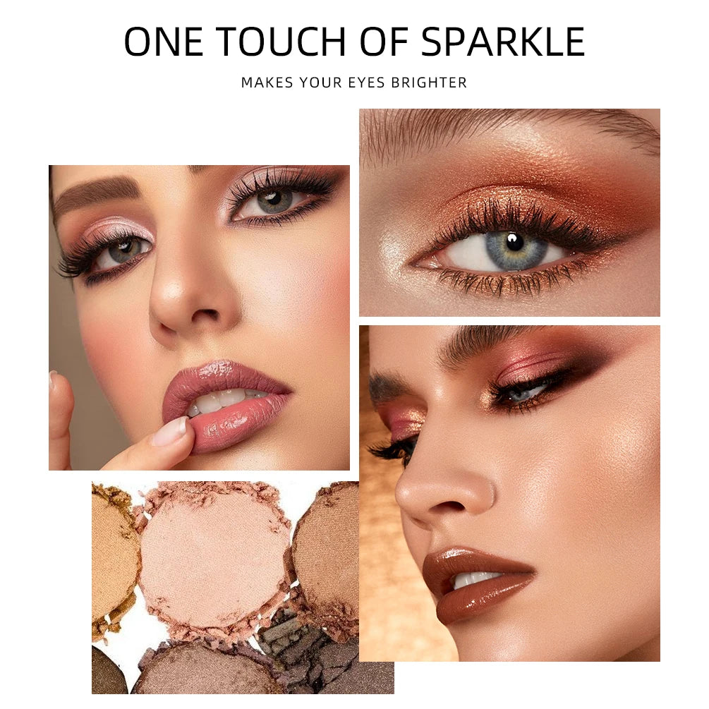 12 Colors Waterproof Glitter & Matte Eyeshadow Pencils