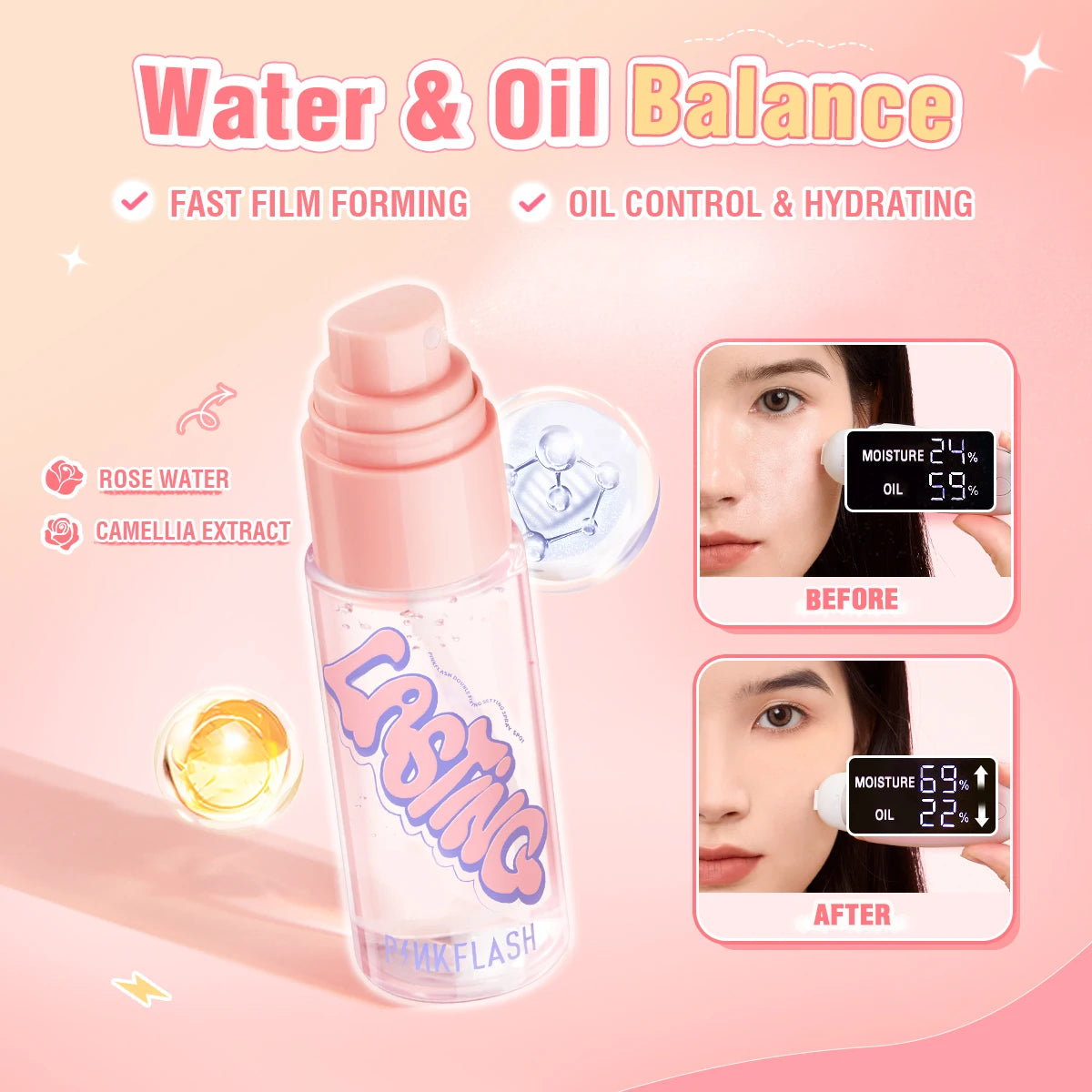 Long Lasting Moisturizing Makeup Setting Spray