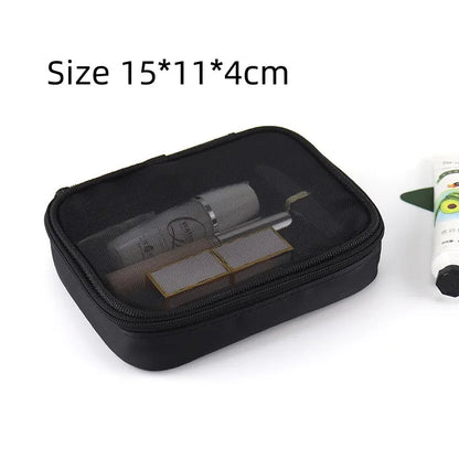 Standing Brush Makeup Bag
