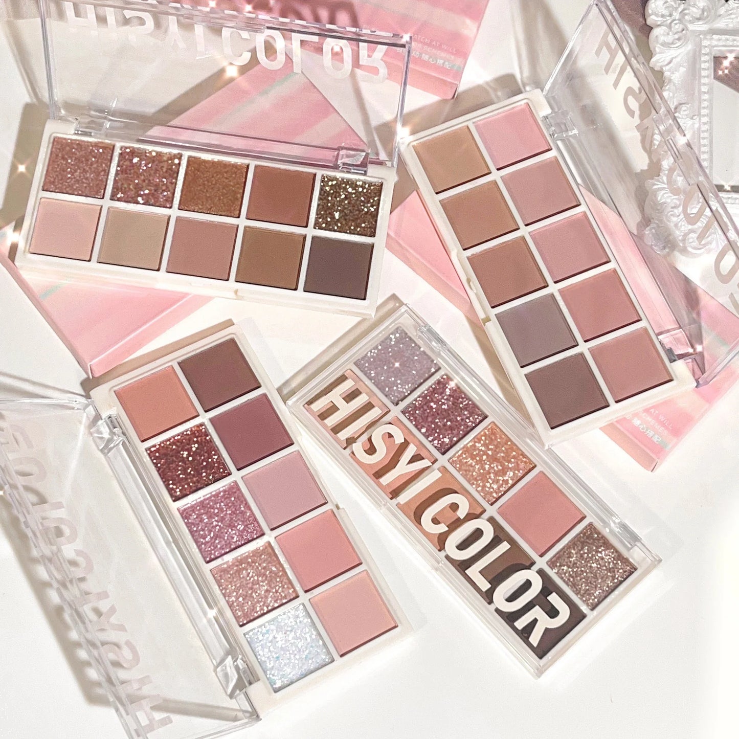 Rose Pink Color Eyeshadow Palette