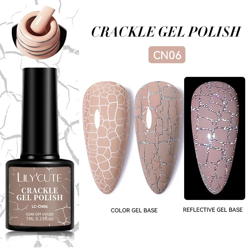Reflective Metallic Gel Nail Polish