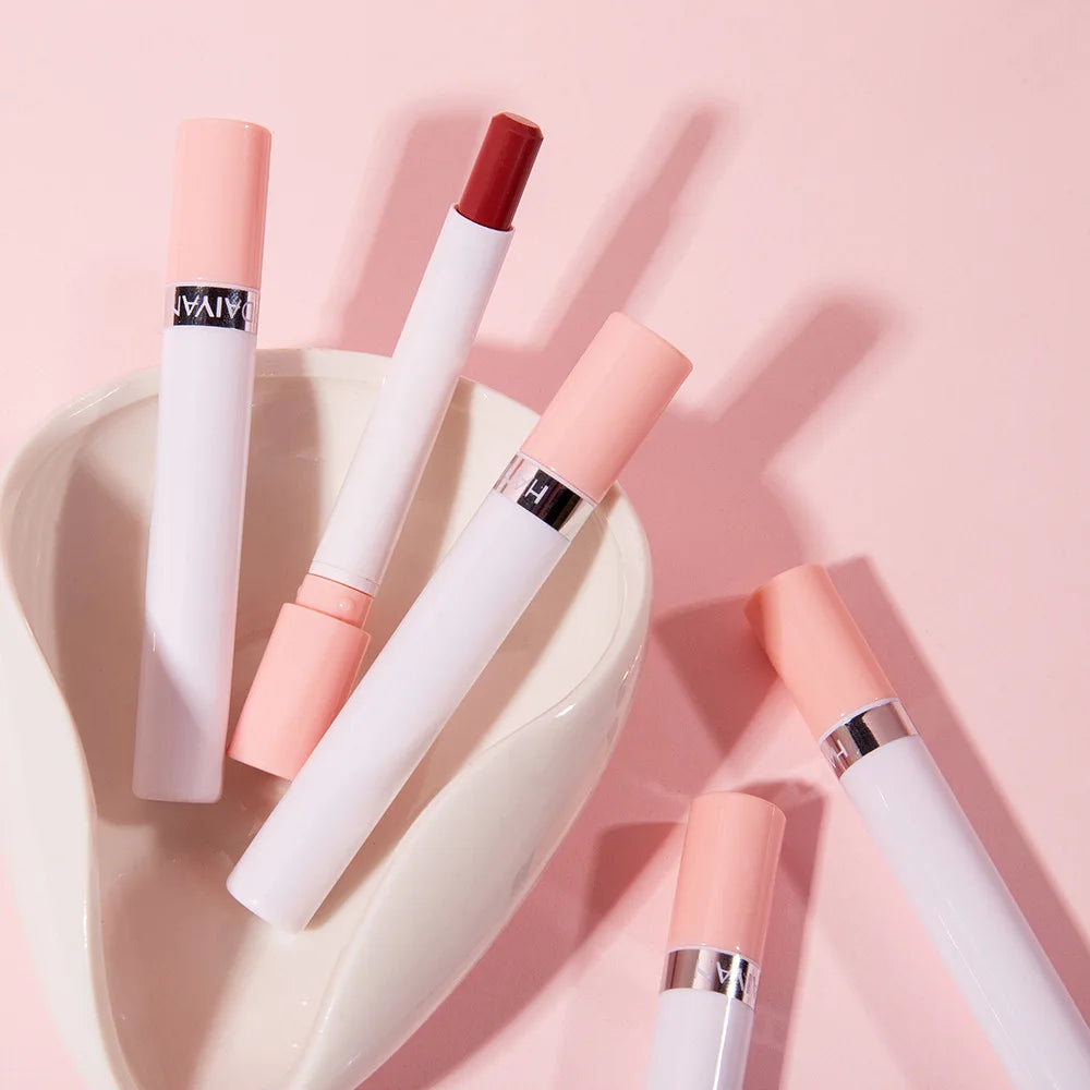 4PCS/Set Creative Cigarette Velvet Long Lasting Lipstick