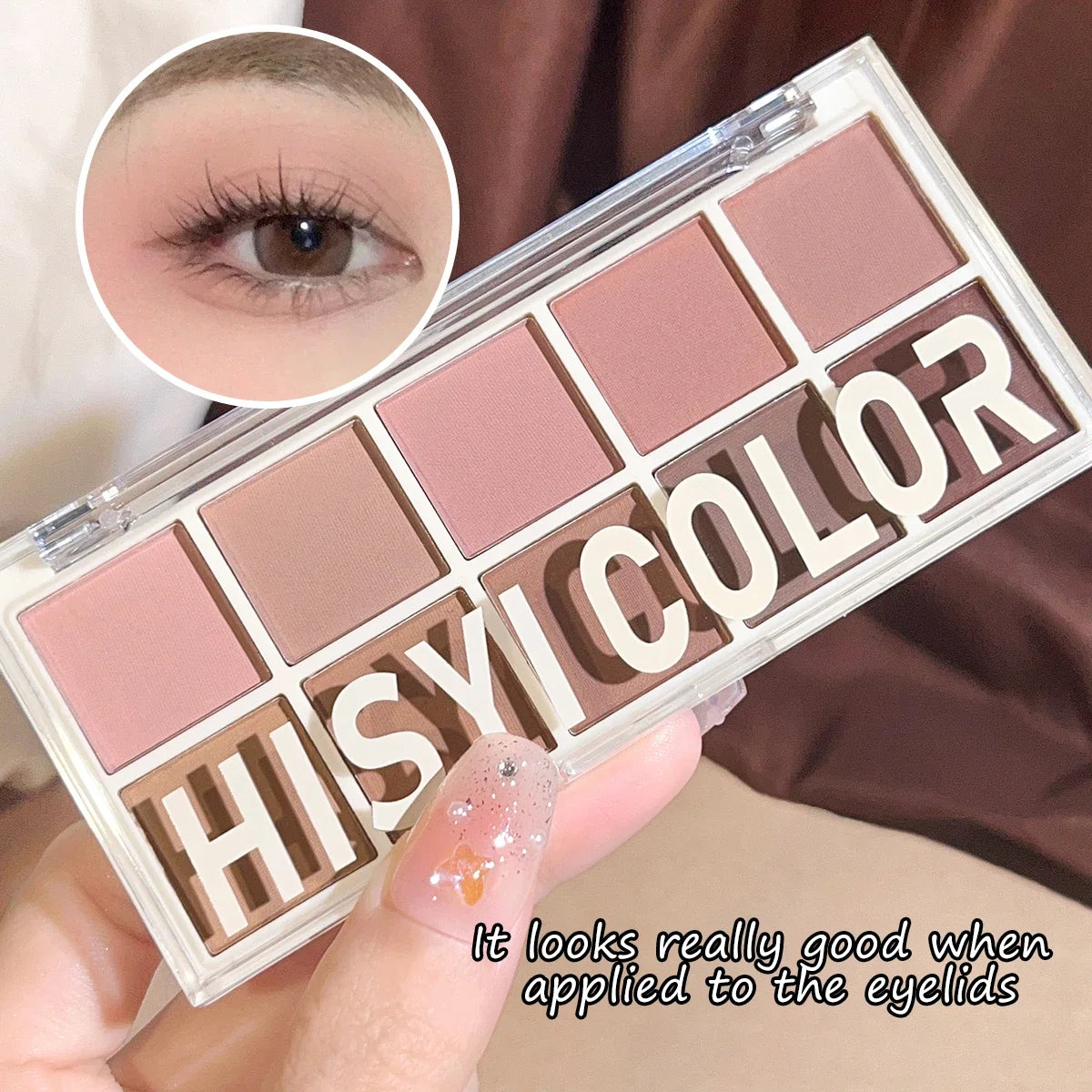 Rose Pink Color Eyeshadow Palette