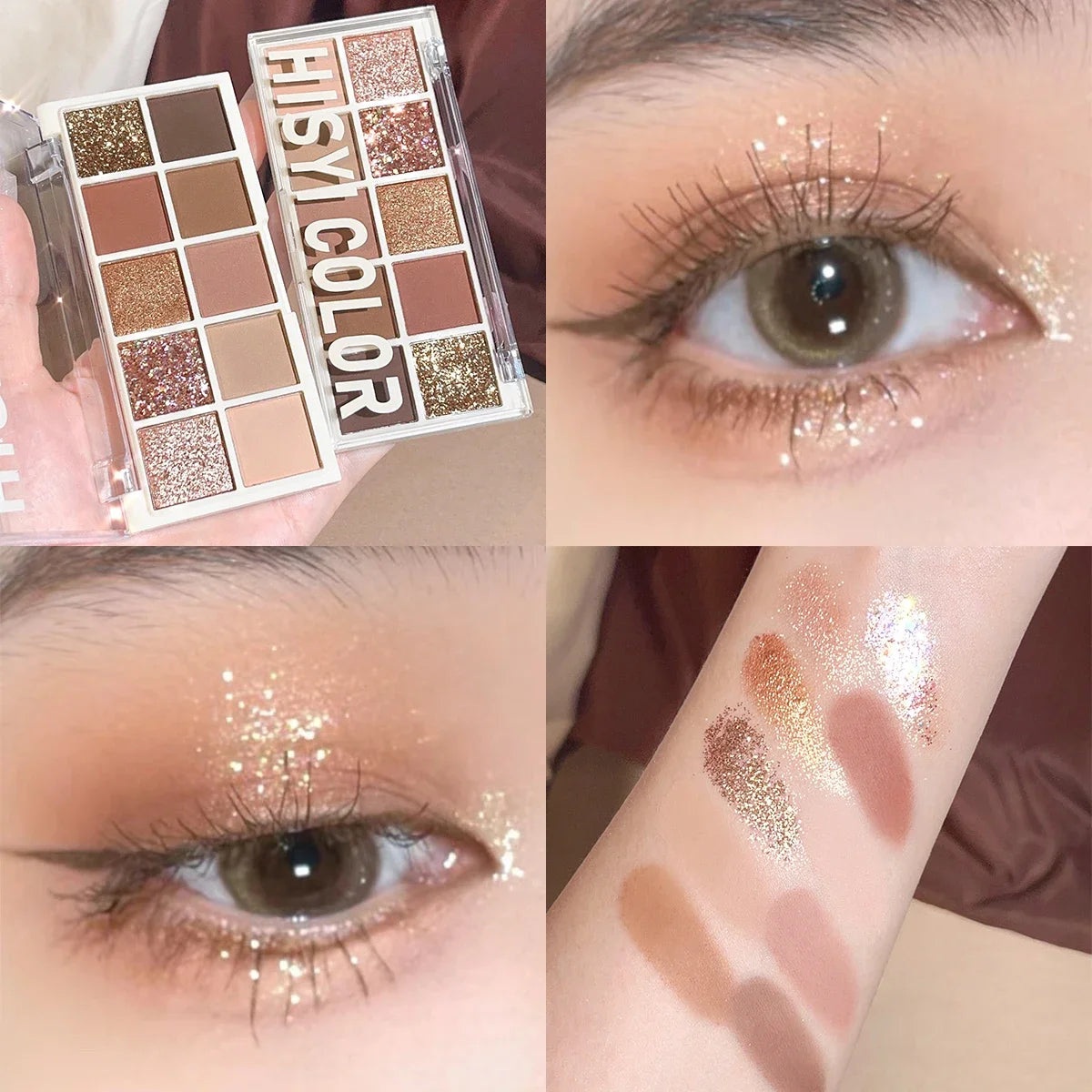 Rose Pink Color Eyeshadow Palette